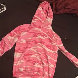 Pink Camouflage Hoodie